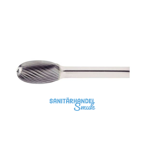 LUKAS HM-Fr�sstift Form E Tropfen Kopf � 3 mm L�nge 7 mm Zahnung 3