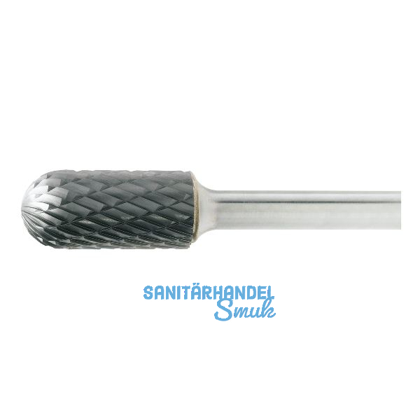 LUKAS HM-Fr�sstift Form C Walzenrund Kopf � 4 mm L 13 mm Zahnung 7 f�r Stahl