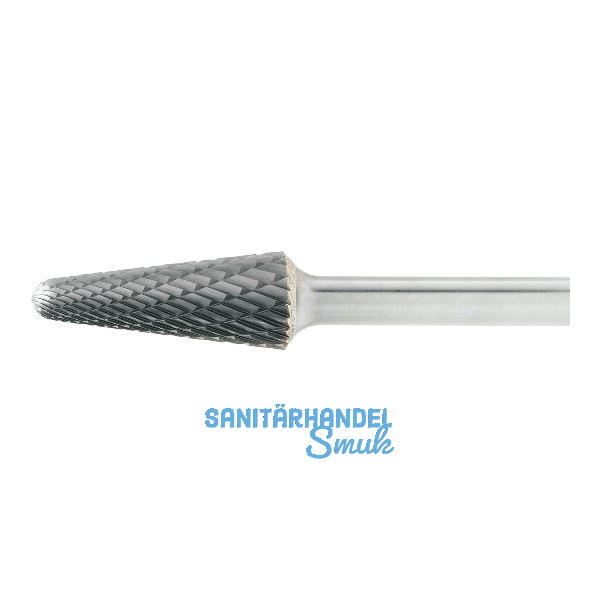 LUKAS HM-Fr�sstift Form L Rundkegel Kopf � 10 mm L�nge 20 mm Zahnung 7