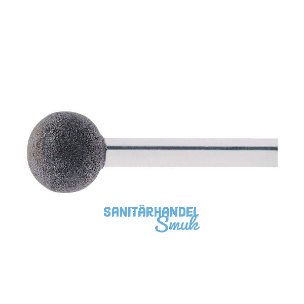 LUKAS Schleifstift weich Normalkorund Form KU Kugel DIN 69170 Kopf � 25 mm