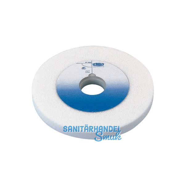 TYROLIT Schleifbockscheibe Edelkorund Form 1 gerade 125 x 20 x 32 mm Korn 80