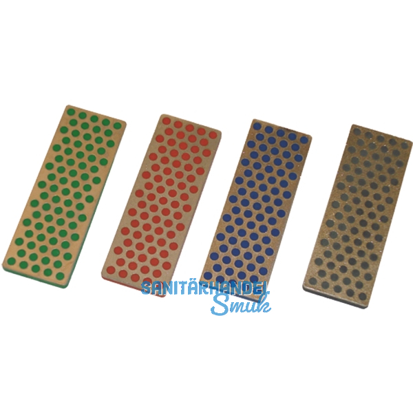 Diamant-Abziehstein W7F 70 x 25 mm Ausf�hrung fein Farbe rot