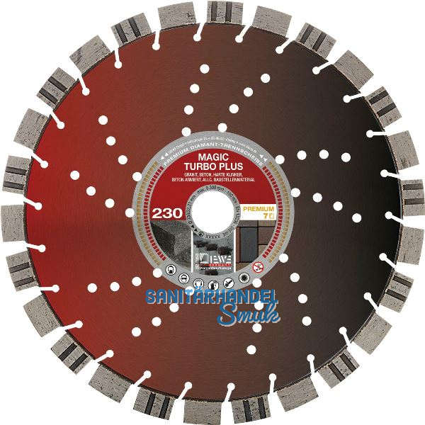 DIEWE Diamant Handtrennscheibe Magic 230 x 22.23/12 mm