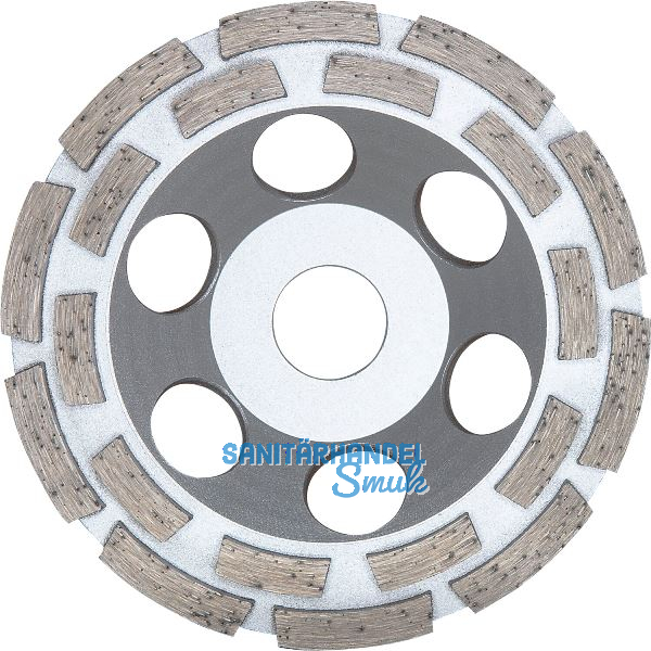 DIEWE Diamant Trockenschleifteller Silver Line doppelt 125 x 21 x 22.23 mm