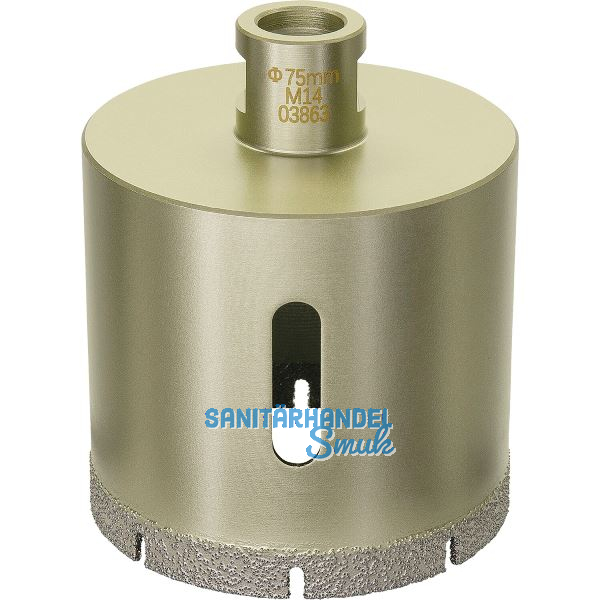 DIEWE Diamant Fliesen Trockenbohrer Premium 7 M14 � 75 mm