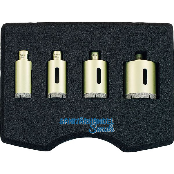 DIEWE Diamant Fliesen Trockenbohrset Premium 7 M14 4-teilig