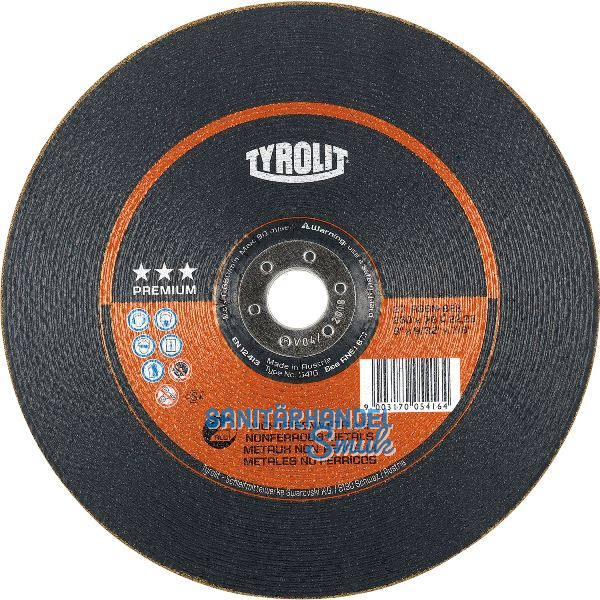 TYROLIT Schruppscheibe Premium*** Alu 115 x 7 mm Form 27
