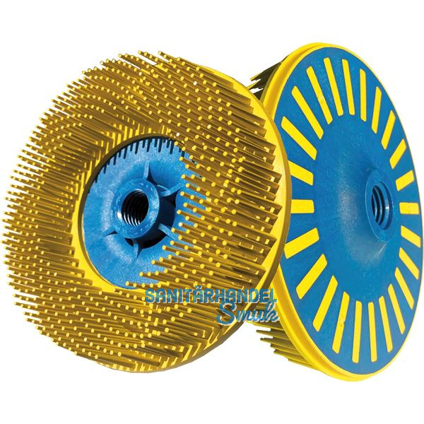 TYROLIT Radialschleifb�rste Sunburst 115 x 39 x M14 K80