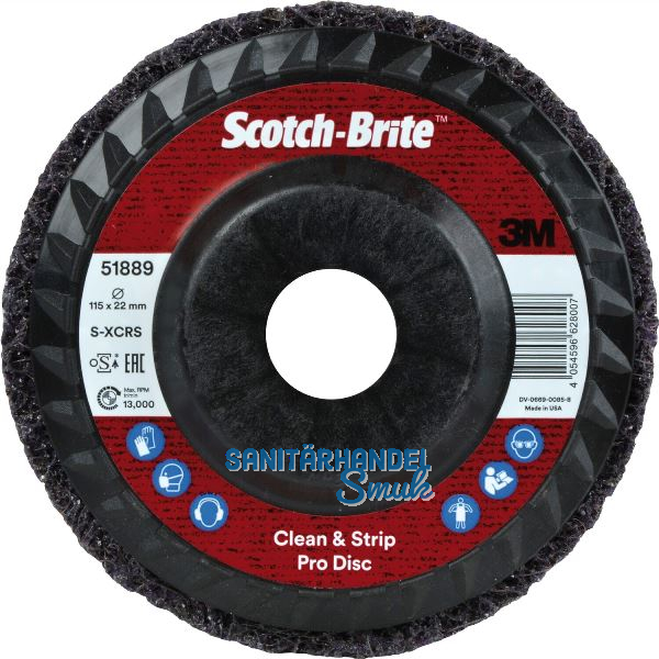 3M Grobreinigungsscheibe XT-RD Pro 115 x 22 mm