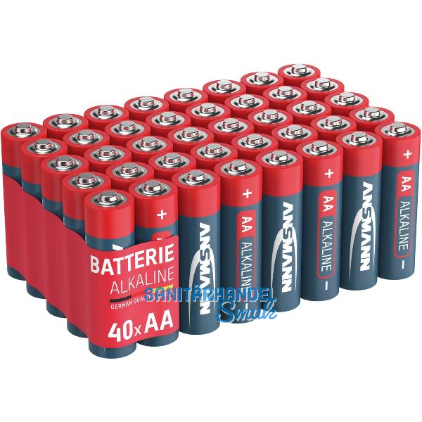 ANSMANN Batterie Mignon LR6/AA 1,5 Volt 40 St�ck