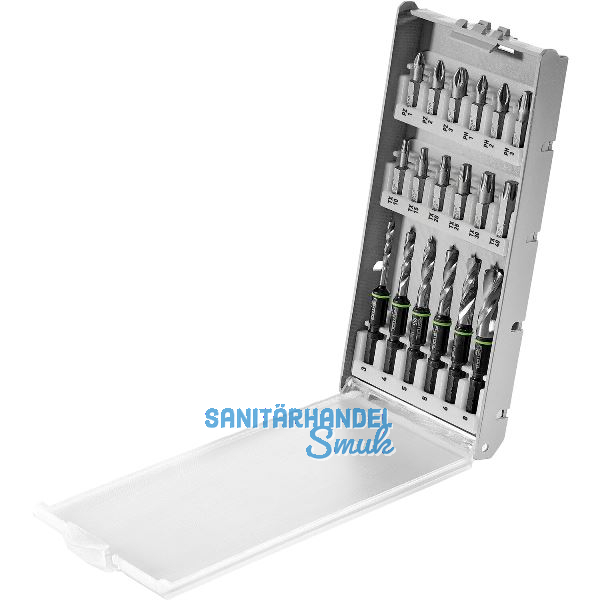 FESTOOL Holzspiralbohrer Kassette BKS SYS3 D3-8 K CE/W CENTROTEC 18-teilig