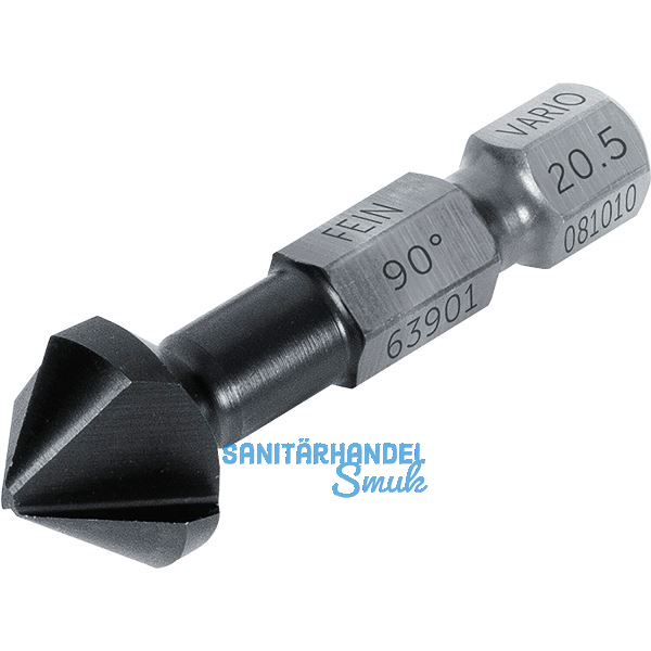 FEIN Kegelsenker Vario Z=3 90 Grad HSS 64 HRC TiAlN 6-kant Schaft M10 � 20,5 mm