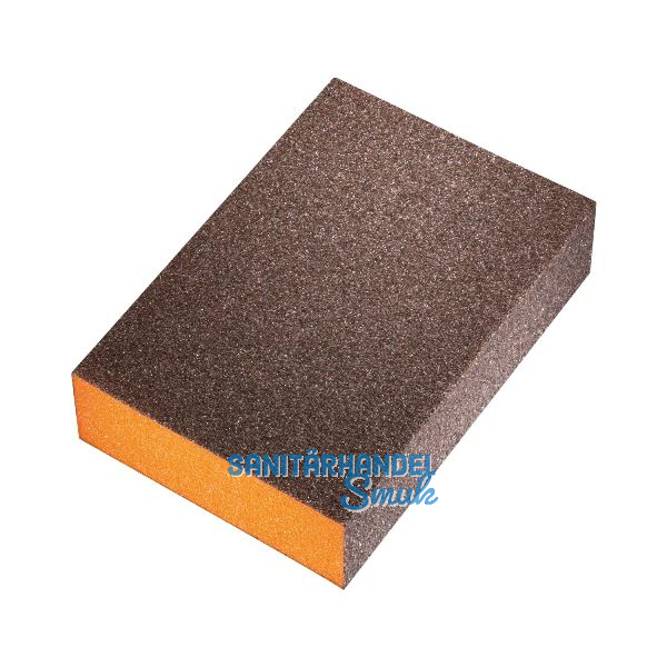 SIA Schleifblock Standard 7990 hart Farbe orange/medium 98 x 69 x 26 mm