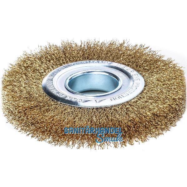 LESSMANN Rundb�rste 125 x 22 x 0.20 mm Messingdraht