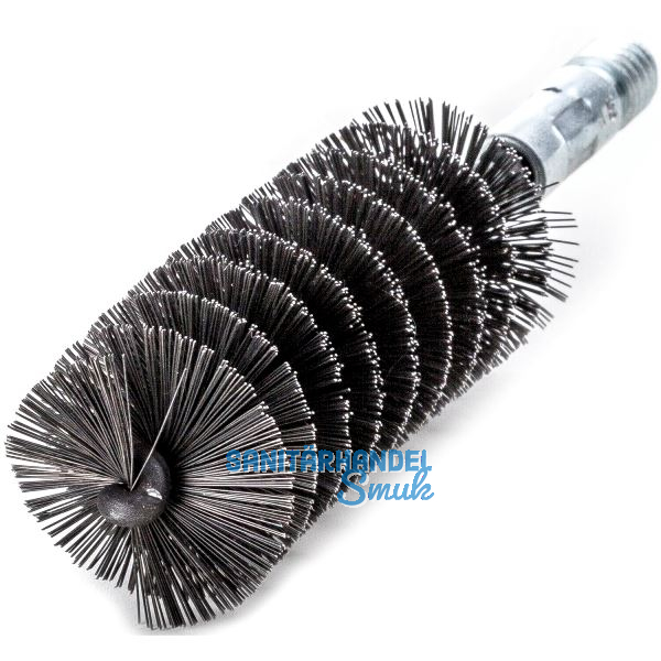 LESSMANN Siederohrb�rste 57 mm Aufnahme W 1/2" Stahldraht