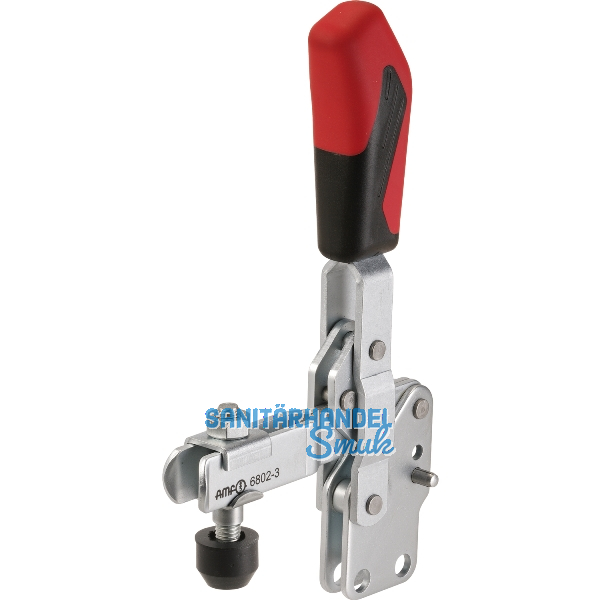 AMF Senkrechtspanner Type 6802/Gr.1 mit offenem Haltearm u. senkrechtem Fu�