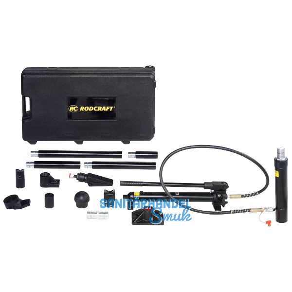 RODCRAFT Hydraulischer Richtsatz 10 Tonnen 17-teilig