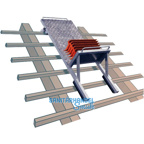 GRAF Dachziegelschlitten fahrbar auf Dachlatten Breite 60 cm Tiefe 30 cm