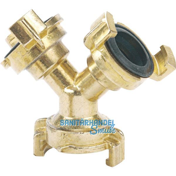 REHAU TECHNIK Verteiler 2-Weg 3/4 Zoll, 2 X 1/2"