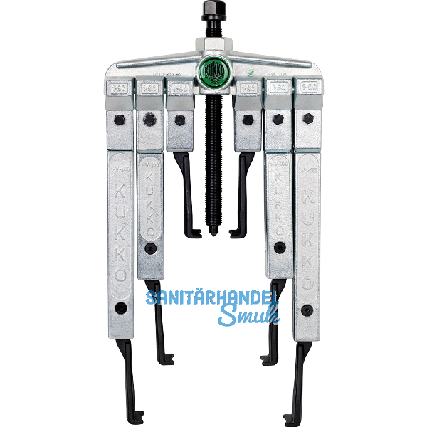 KUKKO Abziehersatz 20-10-SP Spannweite 120 mm Spanntiefe 100-200-250 mm