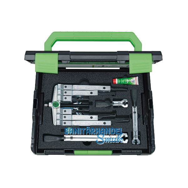 KUKKO Abziehersatz K-2030-10-S "8 in 1" mit schlanken Abzughaken in L-BOXX