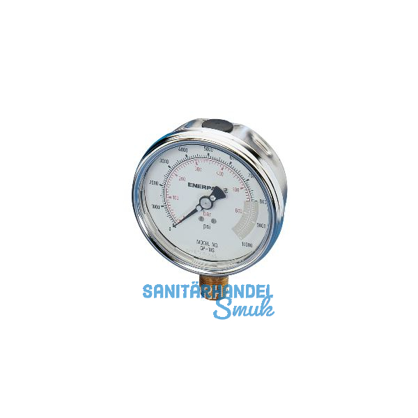ENERPAC Druckmanometer GP-10S Anschluss Gewinde 1/2"-NPTF