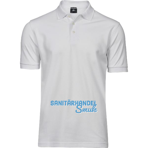 TEE JAYS Herren Polo-Shirt Stretch Type 1405 wei� S