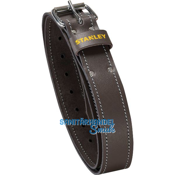 STANLEY Lederg�rtel aus B�ffelleder braun 126 cm