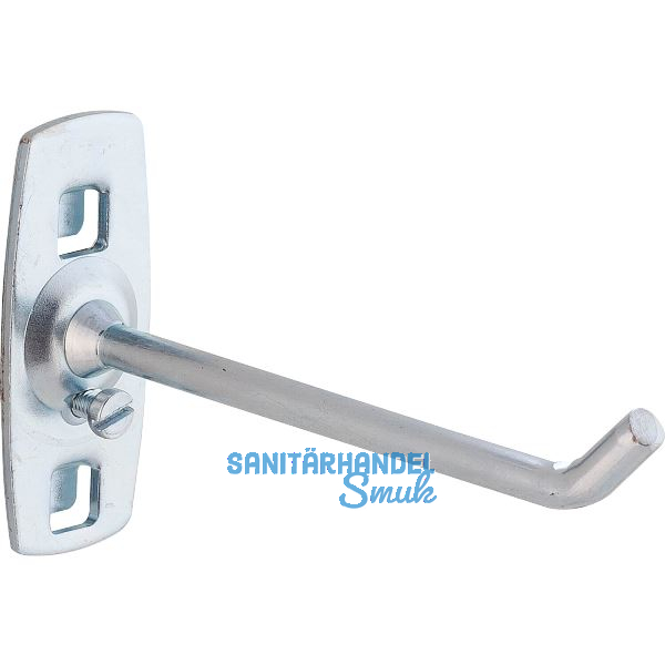 Werkzeughalter einfach 100 mm schr�ges Hakenende