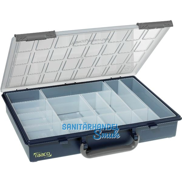 RAACO Sortimentkoffer Assorter 55 4x8-15 mit 15 Eins�tzen 338 x 261 x 57 mm