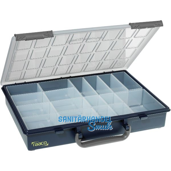 RAACO Sortimentkoffer Assorter 55 4x8-17 mit 17 Eins�tzen 338 x 261 x 57 mm