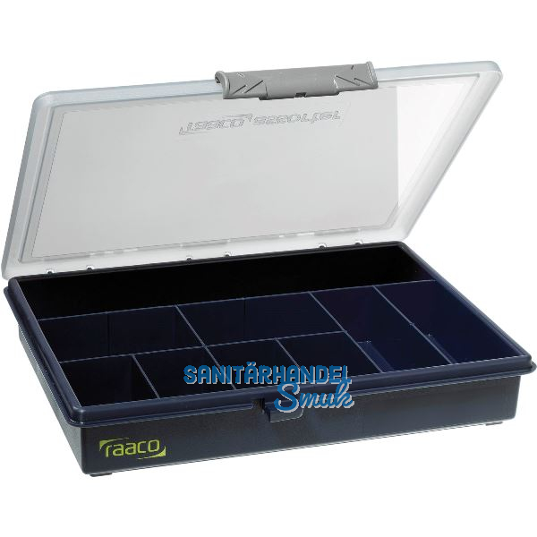 RAACO Sortimentkoffer Assorter 5-9 mit 9 fixen F�chern 240 x 195 x 43 mm
