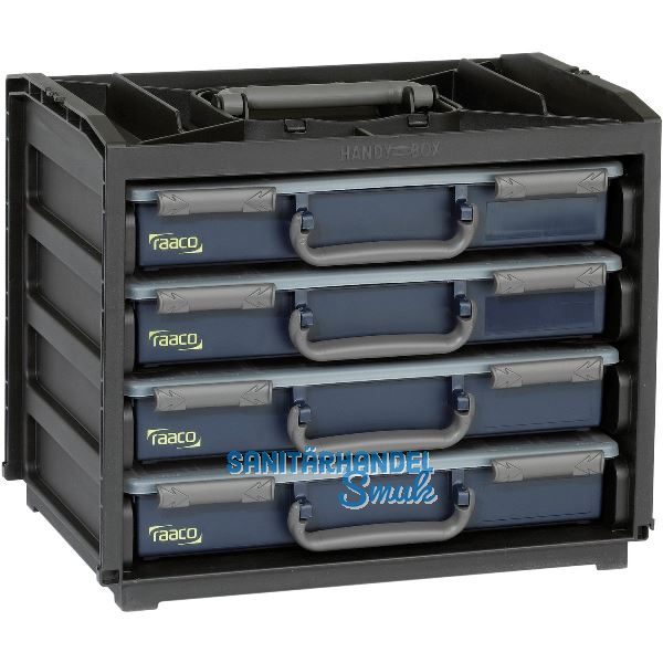 RAACO Handybox Assorter 55 best�ck mit 4 Sortimentkoffer