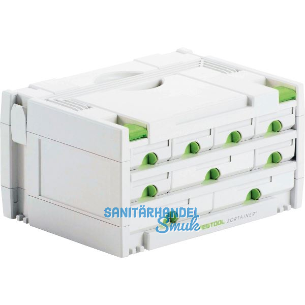 FESTOOL Schubladen Systainer SYS 3 SORT/9 Schubladen 395 x 295 x 210 mm