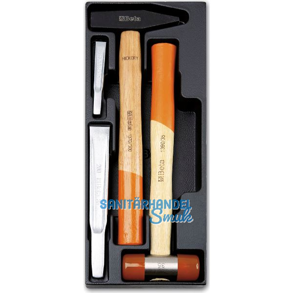 BETA Werkzeugsortiment Hammereinsatz T234 4-teilig