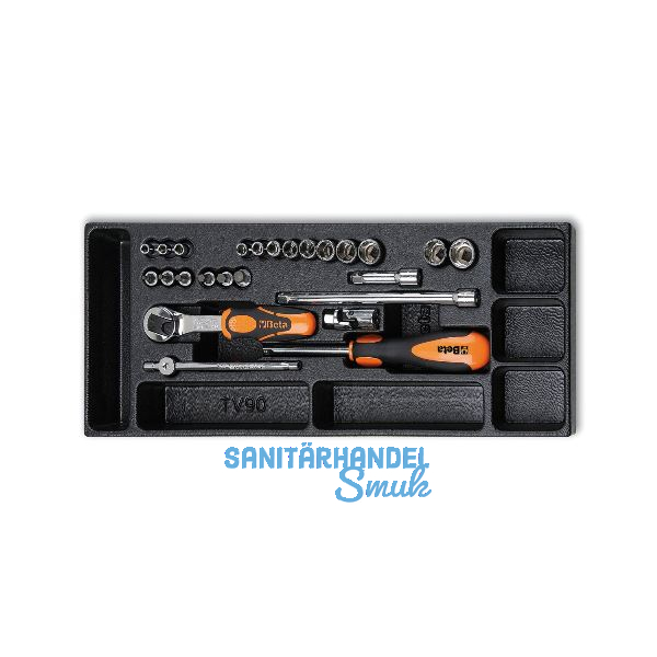 BETA Werkzeugsortiment Steckschl�sseleinsatz T91 1/4" 25-teilig