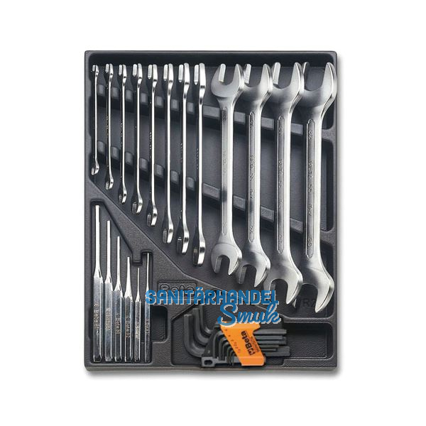 BETA Werkzeugsortiment Werkzeugeinsatz T31 19-teilig
