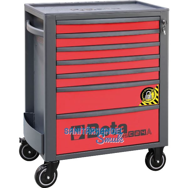 BETA Werkzeugwagen RSC24A/7-R 740 x 955 x 445 mm 7 Schubladen