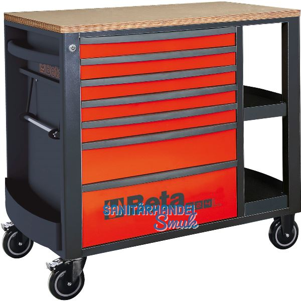 BETA Werkzeugwagen RSC24L/7-R 1050 x 973 x 565 mm 7 Schubladen