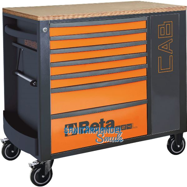 BETA Werkzeugwagen RSC24L-CAB/O 1050 x 973 x 565 mm 7 Schubladen