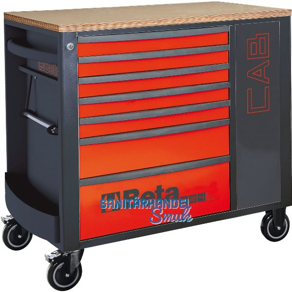 BETA Werkzeugwagen RSC24L-CAB/R 1050 x 973 x 565 mm 7 Schubladen