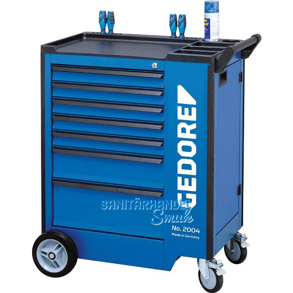 GEDORE Werkzeugwagen 2004 775 x 435 x 985 mm 6 Schubladen