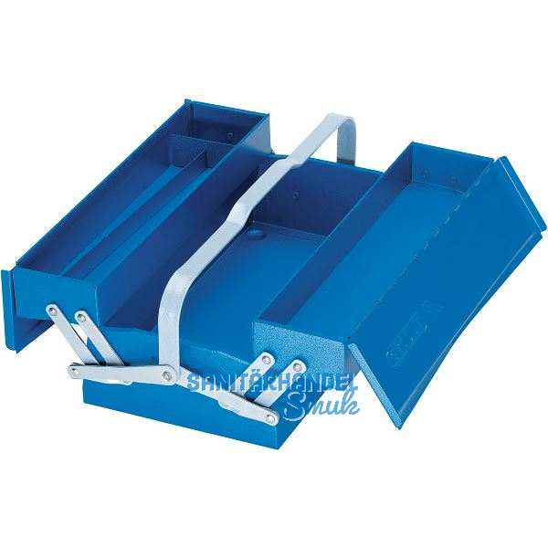 GEDORE Werkzeugkasten blau 1263 L mit 3 F�cher 158 x 420 x 225 mm