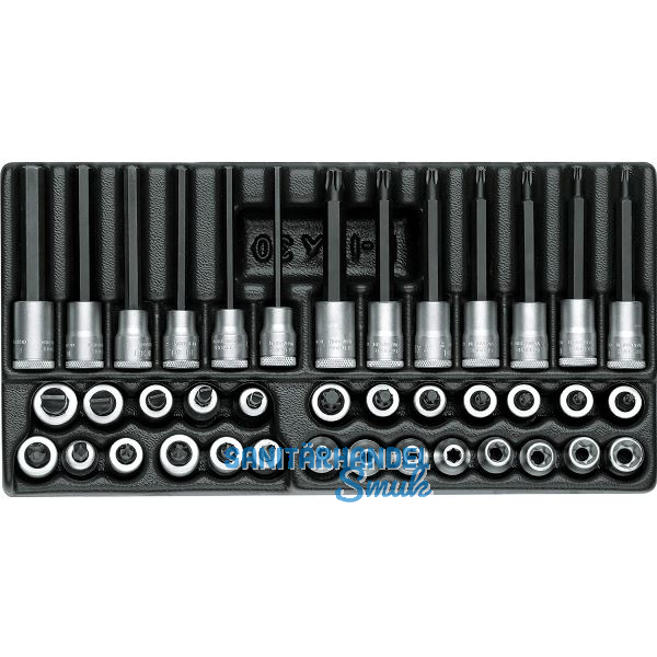 GEDORE Satz Schraubendrehereins�tze 3/8" 1500 ES-ITX30 in 1/3 ES-Modul 39-teilig