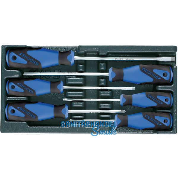 GEDORE Schraubendreher-Satz 1500 ES-2150 PZ in 1/3 ES-Modul 6-tlg
