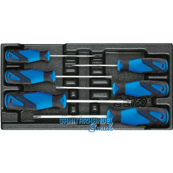 GEDORE Schraubendreher-Satz 1500 ES-2163 TXB in 1/3 ES-Modul 6-teilig