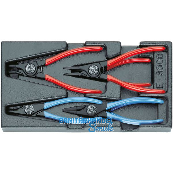 GEDORE Montage-Zangen-Satz 1500 ES-8000 in 1/3 ES-Modul 6-teilig