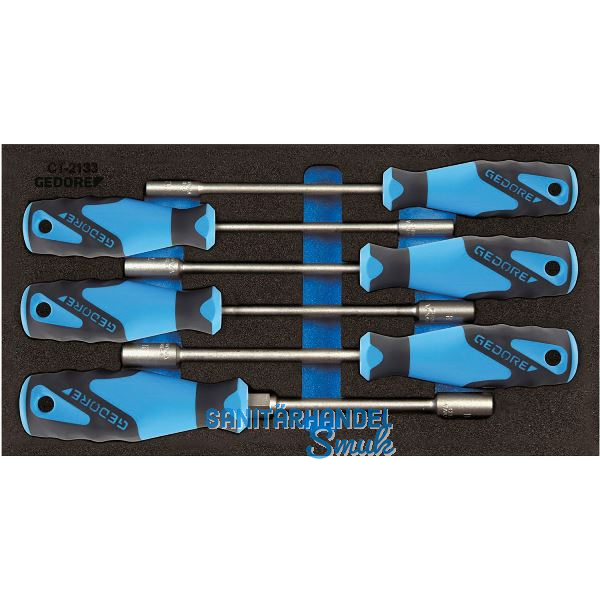 GEDORE Steckschl�ssel-Satz 1500 CT1-2133 in 1/3 CT-Modul 6-teilig