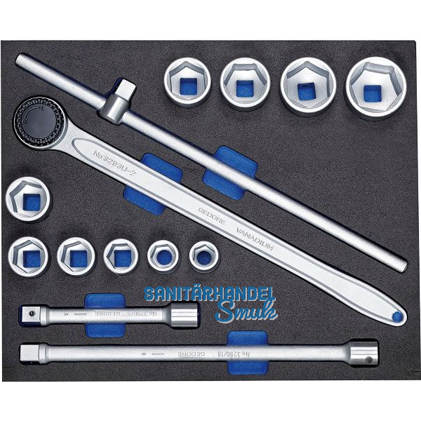 GEDORE Steckschl�ssel-Satz 3/4" 2005 CT3-32 in 3/4 CT-Modul 14-teilig