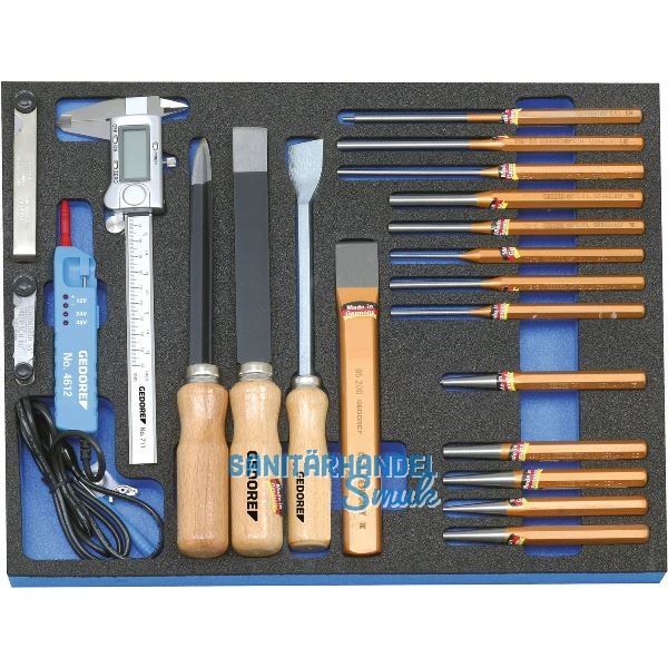 GEDORE Werkzeugsortiment 2005 CT2-119 in 2/4 CT-Modul 21-teilig